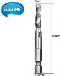 Merkloos 6-delig Boortap Set - Bit Boor Tap En Verzinken Set Gemaakt Van HSS - Gereedschap Boormachine M3-M10 - Schroefdraad Snijden - Combi Boortap - Gaten Boren - Incl. Klein Opbergdoosje 26 Merkloos 6-delig Boortap Set - Bit Boor Tap En Verzinken Set Gemaakt Van HSS - Gereedschap Boormachine M3-M10 - Schroefdraad Snijden - Combi Boortap - Gaten Boren - Incl. Klein Opbergdoosje -Makita || Merkloos || Stanley Verkoopwinkel 950x1200 3