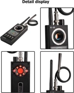 Detectieapparaten - Draadloze Signaaldetector RF Bug Finder Anti-Afgeluisterde Detector Anti Candid Camera GPS Tracker Locator | Zwart -Makita || Merkloos || Stanley Verkoopwinkel 953x1200