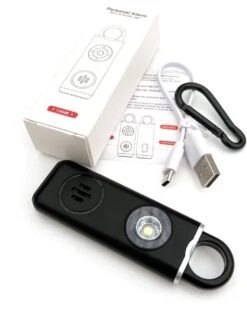 Persoonlijk Alarm Met Oplaadbare Batterij, Zwart, 130 Decibel, Sleutelhanger En Zaklamp -Makita || Merkloos || Stanley Verkoopwinkel 955x1200 4