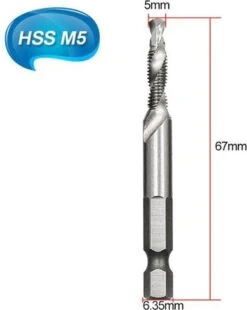 Merkloos 6-delig Boortap Set - Bit Boor Tap En Verzinken Set Gemaakt Van HSS - Gereedschap Boormachine M3-M10 - Schroefdraad Snijden - Combi Boortap - Gaten Boren - Incl. Klein Opbergdoosje 27 Merkloos 6-delig Boortap Set - Bit Boor Tap En Verzinken Set Gemaakt Van HSS - Gereedschap Boormachine M3-M10 - Schroefdraad Snijden - Combi Boortap - Gaten Boren - Incl. Klein Opbergdoosje -Makita || Merkloos || Stanley Verkoopwinkel 957x1200 2