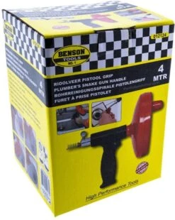 Benson Rioolveer Met Pistoolgrip - 4 Meter - Ontstoppen Afvoer -Makita || Merkloos || Stanley Verkoopwinkel 957x1200