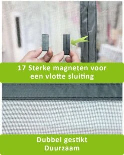 VITAMO Magnetisch Vliegengordijn - Premium Glasvezel Horgordijn - Deurhor - Deurgordijn - 210 X 101 Cm - Zwart -Makita || Merkloos || Stanley Verkoopwinkel 958x1200 6