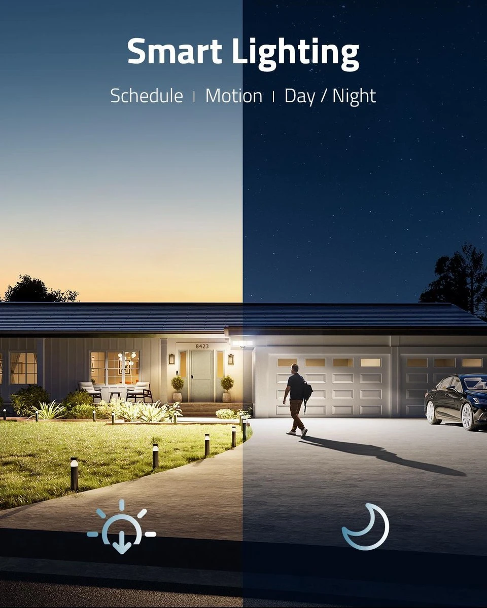 Eufy Floodlight IP-camera 2K Pro - 3000-Lumen Heldere En Verstelbare Schijnwerpers 12 Eufy Floodlight IP-camera 2K Pro - 3000-Lumen Heldere En Verstelbare Schijnwerpers - Afbeelding 12