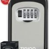 TIGIOO Sleutelkluis – Kluisje Met Cijferslot Voor Buiten En Binnen - 4-cijferige Code Sleutelkluisje -Waterdicht En Roestvrij