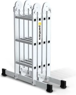 Panthera - Vouwladder 4 X 3 Treden Met Platform - Multifunctionele Ladder - Lichtgewicht Aluminium -Makita || Merkloos || Stanley Verkoopwinkel 966x1200 4