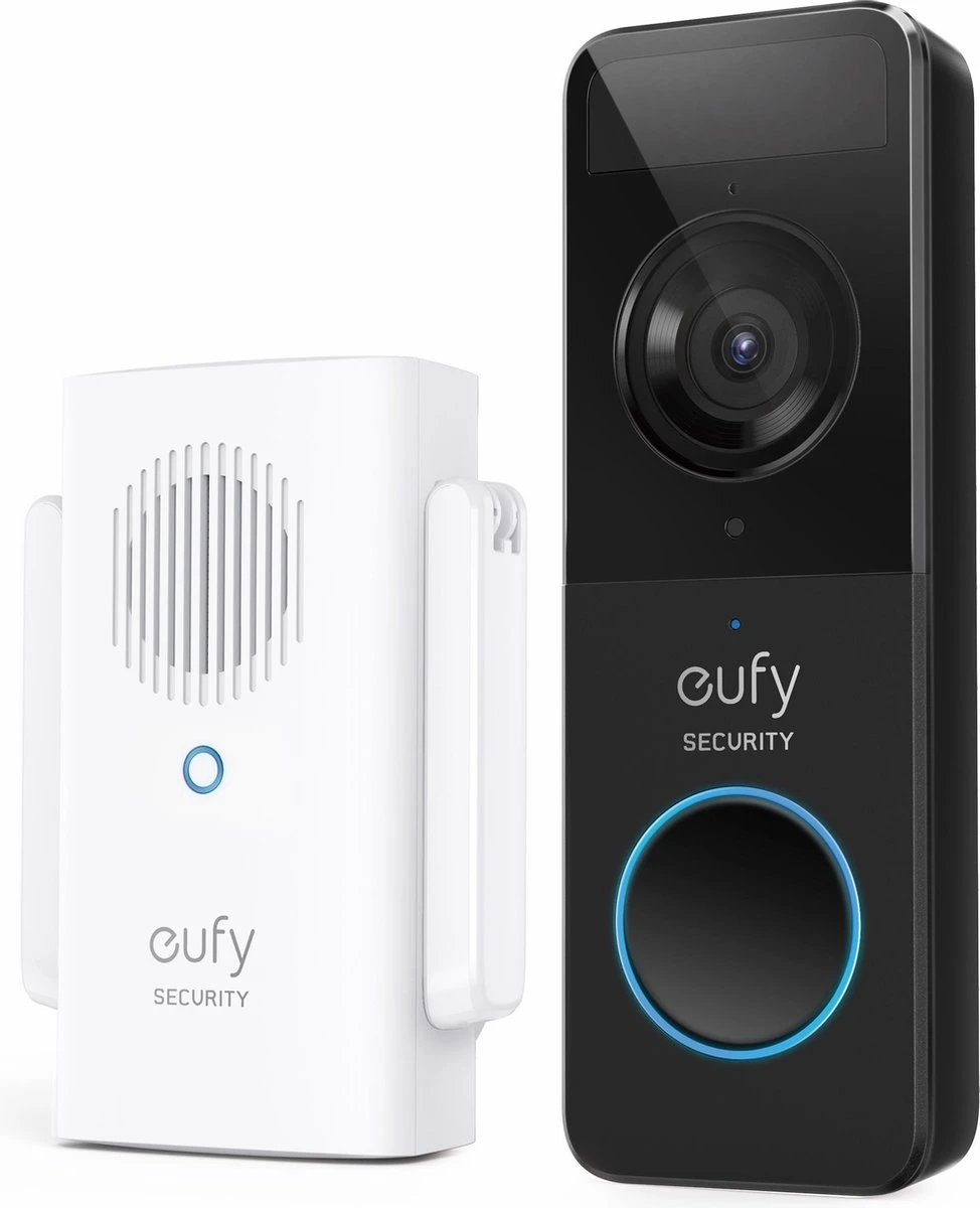 Eufy By Anker Slimme Video Deurbel - Deurbelset - Batterijgevoed - 1080P - Draadloze Gong 1 Eufy By Anker Slimme Video Deurbel - Deurbelset - Batterijgevoed - 1080P - Draadloze Gong