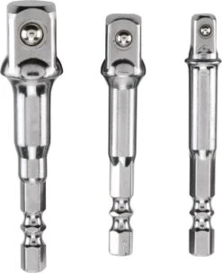 KWB - Adapterset Voor Dopsleutels - 1/4-1/2-3/4 Inch - 3 Stuks