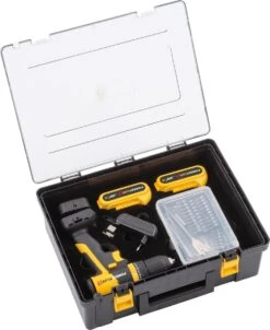 Powerplus POWXB10070 Accu Klopboormachine - 20V - Brushless - Snelspanboorkop - Incl. 2 X 1,5Ah Accu, Lader, 362 Accessoires En Gereedschapskoffer - Boormachine Voor Beton, Hout En Staal -Makita || Merkloos || Stanley Verkoopwinkel 980x1200 3