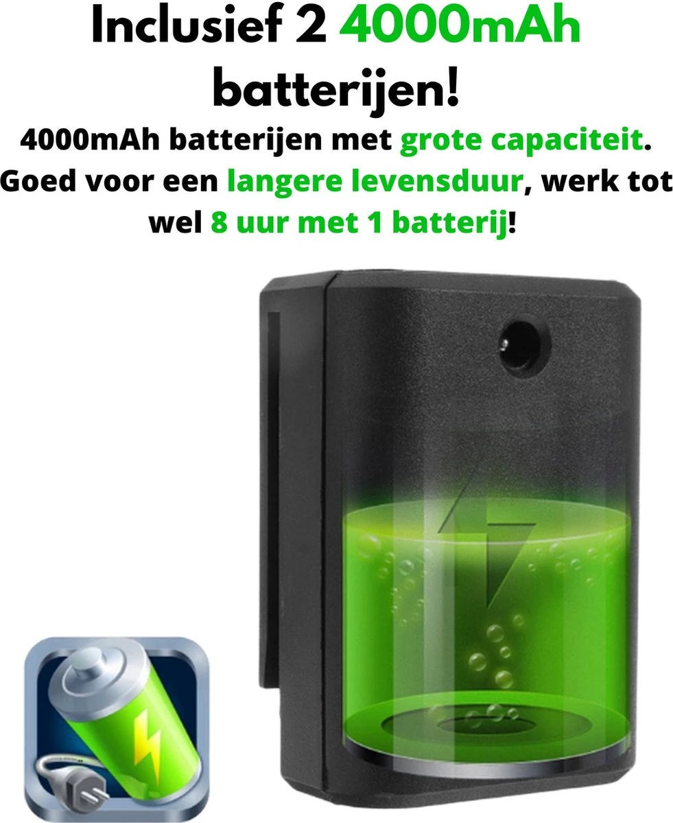 Kruislijnlaser - Professionele Bouwlaser - 16 Lijnen 360° Laser - Met Afstandsbediening - Inclusief 2 Accu's - Zelf Nivellerend - Van Remma 6 Kruislijnlaser - Professionele Bouwlaser - 16 Lijnen 360° Laser - Met Afstandsbediening - Inclusief 2 Accu's - Zelf Nivellerend - Van Remma - Afbeelding 6