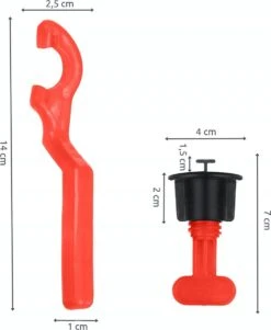 Merkloos Herbruikbare Tegels Levelling Systeem Set Voor Vloertegels En Wandtegels 300 Stuks -Makita || Merkloos || Stanley Verkoopwinkel 984x1200