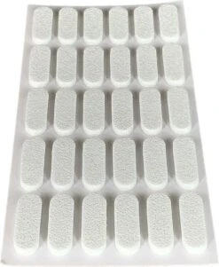 FSW-Products - Zelfklevende Deurstoppers - 30 Stuks - Wit - Eva Materiaal - Deurbescherming - Meubelonderzetters - Tafelhoek Beschermers - Geluidsdempers - Deurbuffer - Rubberen Buffers Voor Meubelen - Zelfklevend - Deurstootkussens - Meubelbuffer