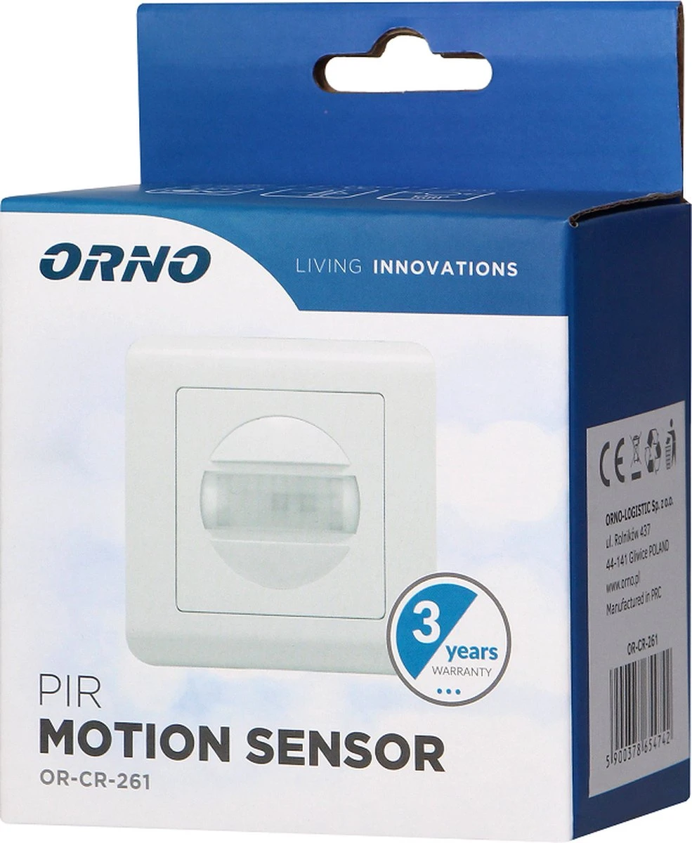 PIR Bewegingsmelder - 160 ° Detectie - Wand Inbouw - 9 Meter Bereik - Wit - IP20 - Tweedraads - 60mm Inbouw - 3 Jaar Garantie! 5 PIR Bewegingsmelder - 160 ° Detectie - Wand Inbouw - 9 Meter Bereik - Wit - IP20 - Tweedraads - 60mm Inbouw - 3 Jaar Garantie! - Afbeelding 5