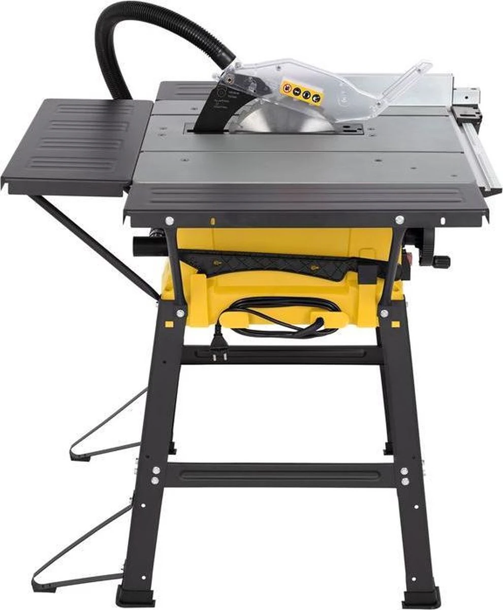 Powerplus POWX07595 Zaagtafel - Tafelzaagmachine Met Onderstel - 2000W - 250mm Zaagblad- Incl. 24 Tanden Cirkelzaag Blad Voor Hout, Parallelgeleider, Aansluiting Voor Stofzuiger - Stevig En Gebruiksvriendelijk 4 Powerplus POWX07595 Zaagtafel - Tafelzaagmachine Met Onderstel - 2000W - 250mm Zaagblad- Incl. 24 Tanden Cirkelzaag Blad Voor Hout, Parallelgeleider, Aansluiting Voor Stofzuiger - Stevig En Gebruiksvriendelijk - Afbeelding 4