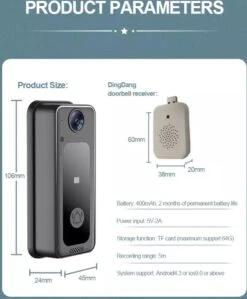 T Ring Video Deurbel (zwart) TR M3 V2 . Compleet Met Accu En Losse Bel. Incl. USB Adapter. Opslag Op Geheugen Kaart Van 32 Gb Mogelijk (niet Bij Geleverd) (Geen Abonnement Verplichting) Compatibel In Google Assistent En Amazone Alexa 23 T Ring Video Deurbel (zwart) TR M3 V2 . Compleet Met Accu En Losse Bel. Incl. USB Adapter. Opslag Op Geheugen Kaart Van 32 Gb Mogelijk (niet Bij Geleverd) (Geen Abonnement Verplichting) Compatibel In Google Assistent En Amazone Alexa -Makita || Merkloos || Stanley Verkoopwinkel 991x1200 10