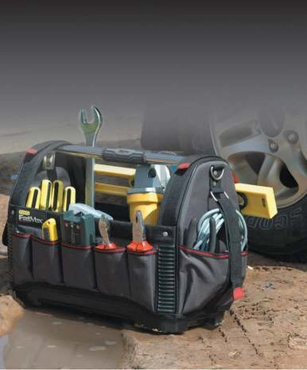 STANLEY FATMAX 1-93-951 Open Gereedschapstas - 18" - Met Schouderriem 15 STANLEY FATMAX 1-93-951 Open Gereedschapstas - 18" - Met Schouderriem - Afbeelding 15