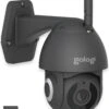 Gologi Superior Outdoorcamera - Buiten Camera Met Nachtzicht - Beveiligingscamera - Security Camera - 3MP - Met Wifi En App - Met 32GB SD-kaart - Zwart
